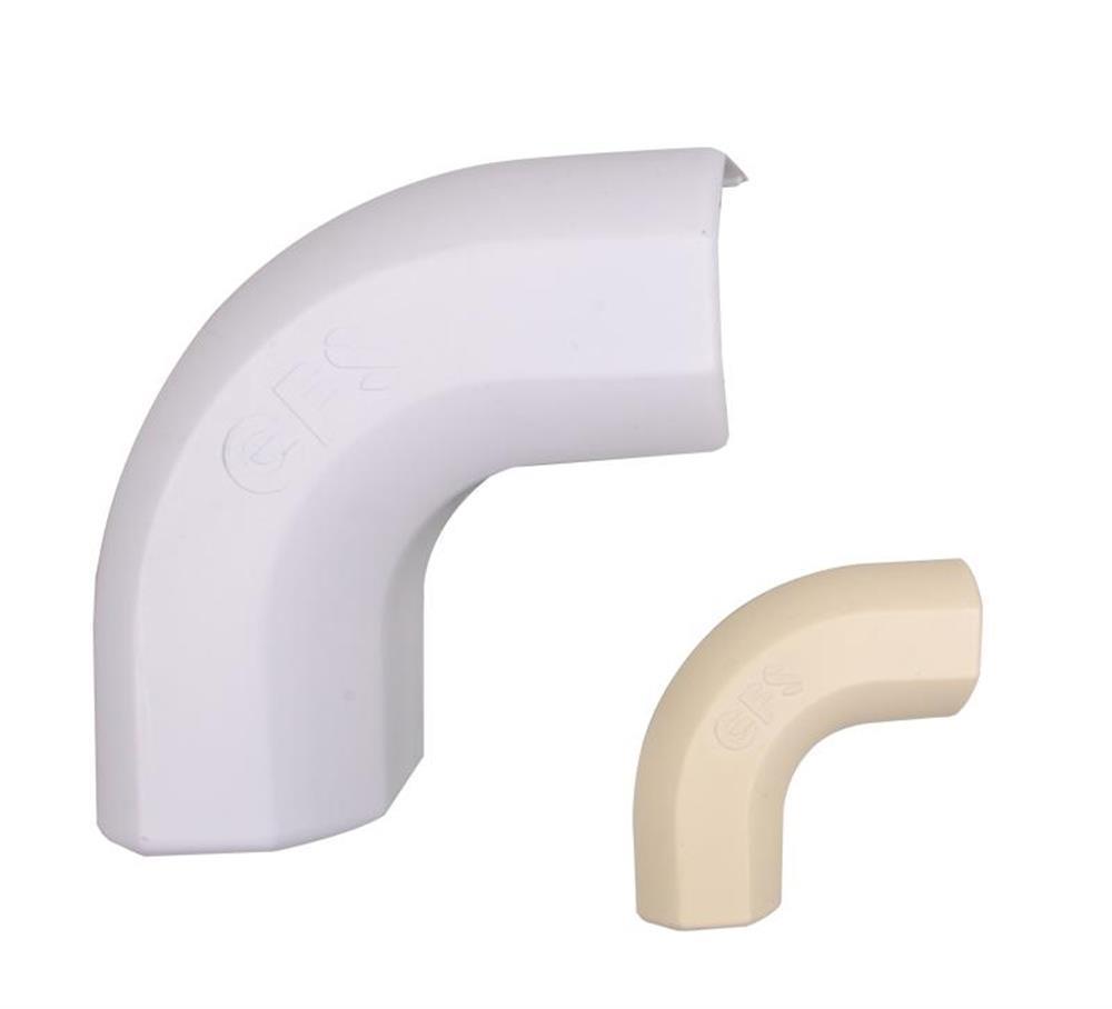 GFS BEYAZ PVC DİRSEK - DN 20 - 25