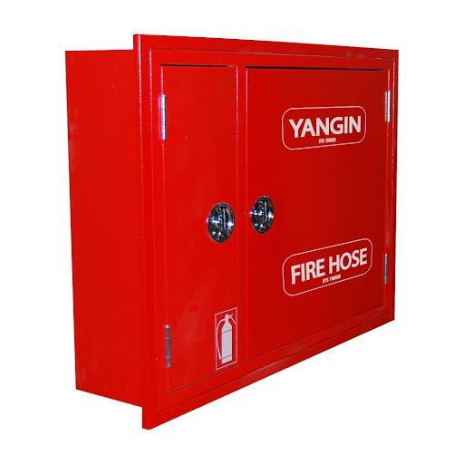 YANGIN DOLABI SIVA ALTI SAC KAPAK DİK TİP 30MT. 1'' VANALI