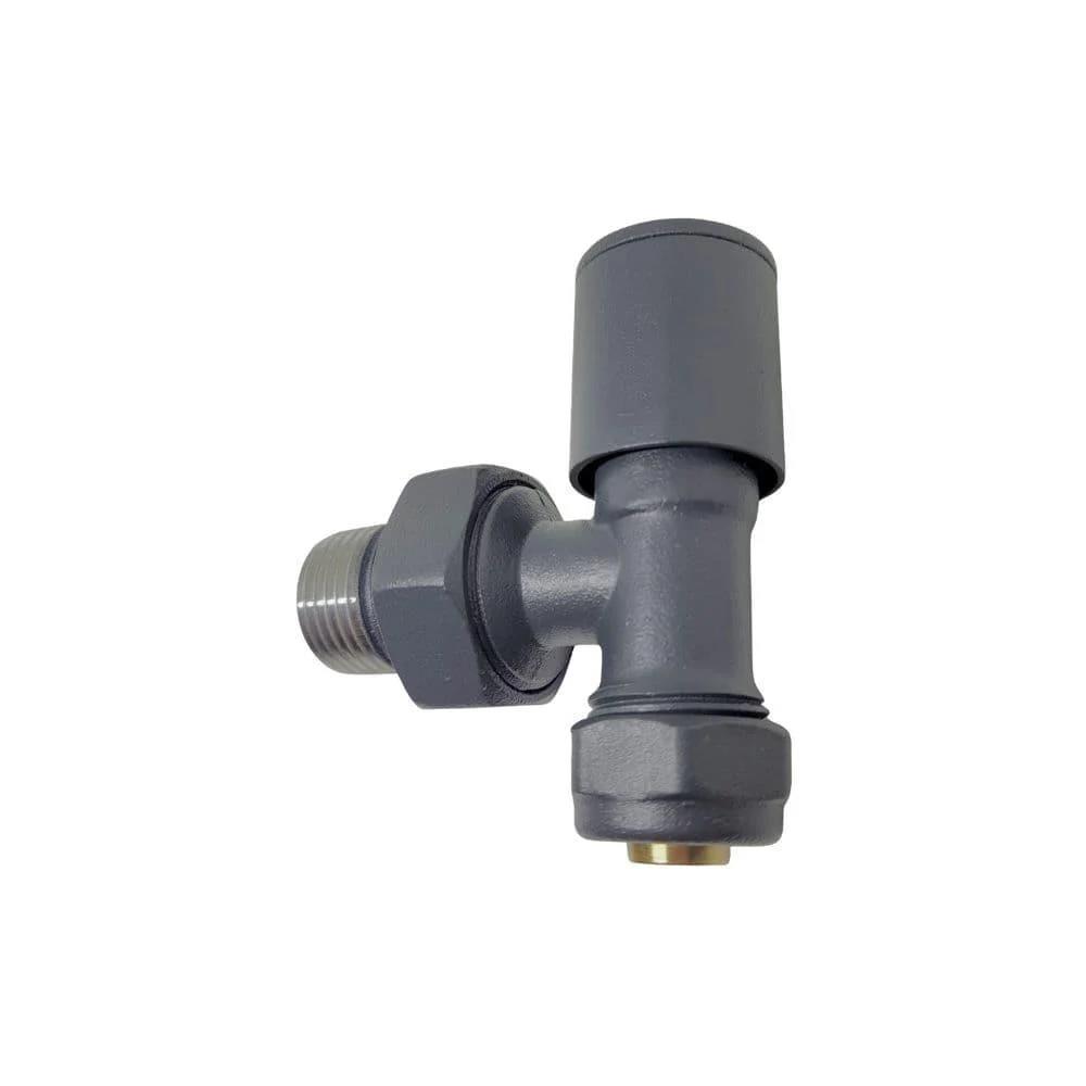 1/2 EDP ANTRASİT RAL 7016 KÖŞE RADYATÖR VANASI PEX 16x2
