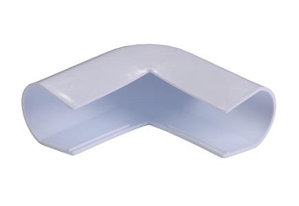 GFS KREM PVC TERS KÖŞE DİRSEK - SOL - DN 20 - 25