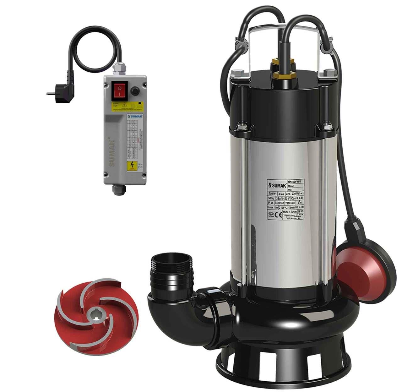 SUMAK 1.35KW FOSEPTİK DALGIÇ POMPA